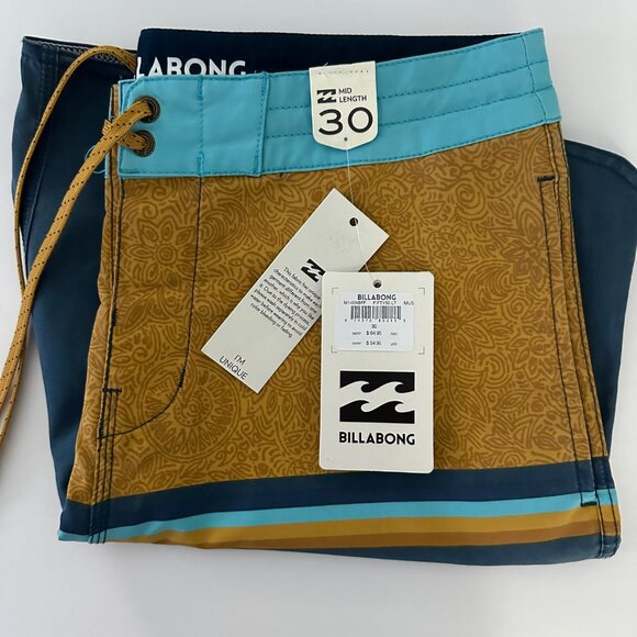 NWT Billabong Board Short 30 Waiste - Picture 1 of 9